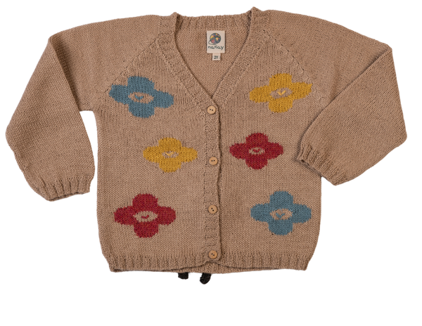 NW702 LITTLE WHITE LAMB WITH FLOWERS