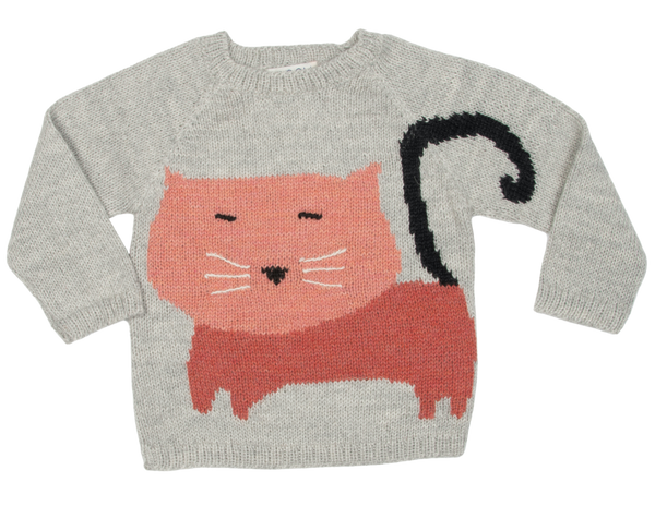 NW731 CLASSIC ROSE CAT SWEATER