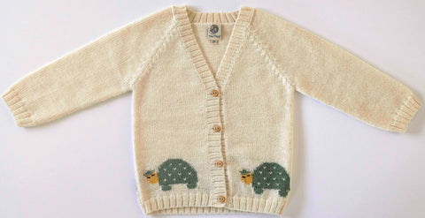 NW503 TURTLE CREAM CARDIGAN