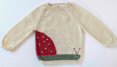 NW508 WHITHE SNAIL SWEATER
