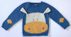 NW514 LITTLE COW ON CREAM SWEATER