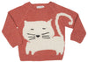 White cat sweater rose (SW180)