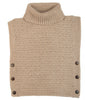 Poncho sweater beige