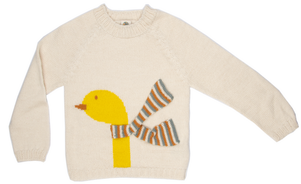 Duck in North Pole Sweater