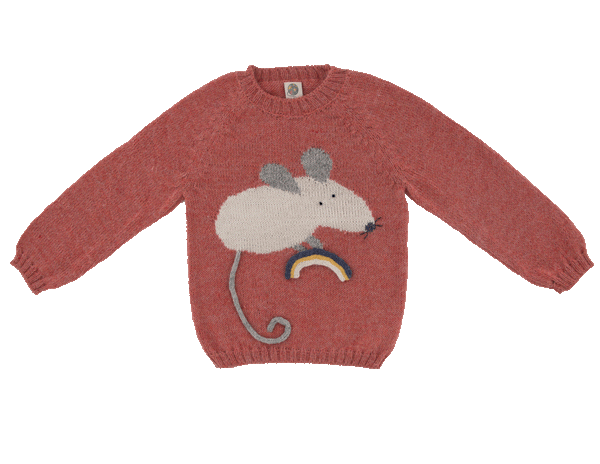 NW414 Pink Mouse Sweater