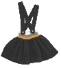NW435 Tutu skirt in charcoal