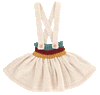 NW436 Tutu skirt in white